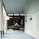 Frente de armario abatible lacado alto brillo