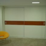 Frente corredero melamina blanca - sapelly