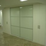Frente corredero cristal dacobel blanco - perfil inox