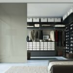 Vestidor en acabado gris de 19 mm canteado pvc