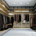 Vestidor en maple sin costados laterales de 30 mm de grosor