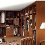 Vestidor en L en cerezo de 19 mm