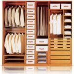 Módulos de ropa corta dos barras- ropa larga y balda - y cajoneras