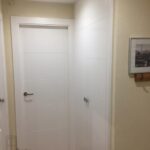 Frente e armario abatible lacado blanco Mod. 5-P