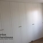 Frente de armario abatible lacado blanco Mod. 3-P