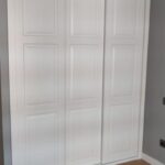 Frente 3 cuadros lacado blanco