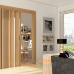 Puerta plegable Disdoor serie DM Melamina