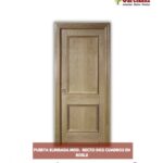Puerta Blindada Mod. recto dos cuadros en roble