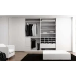 Interior de armario melamina blanca 19 mm con canteado pvc