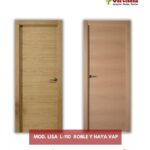 Puerta de madera Lisa Veta horizontal Mod. L-110