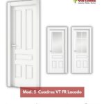 Puertas lacadas Mod. 5 Cuadros VT FR