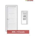 Puerta lacada Mod. P-4 lacado
