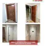 Muestrario de puertas acorazadas Cabma instaladas en Valladolid